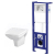 Cersanit S701-048 LINK Set duofix +WC závesné CARINA CleanOn+sedátko duroplast, antibakt.