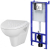 Cersanit Set SLIM&SILENT modul jadrofix(DuofixŠpeciál)+WC závesné PARVA +WC sedSC durop