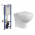 Cersanit K97-302 TARGET Set duofix+WC závesné NANO+sedátko NANO duroplast