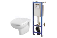 Cersanit K97-303 TARGET Set duofix+WC závesné FACILE+sedátko SoftClose duroplast