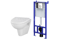 Cersanit Set SLIM&SILENT modul jadrofix(DuofixŠpeciál)+WC závesné PARVACleanOn+WC sed SC