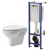 Cersanit K97-307 TARGET Set duofix+WC závesné OLYMPIA+sedátko SoftClose duroplast