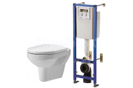 Cersanit K97-307 TARGET Set duofix+WC závesné OLYMPIA+sedátko SoftClose duroplast