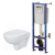 Cersanit K97-309 TARGET Set duofix+WC závesné PRESIDENT+sedátko duroplast
