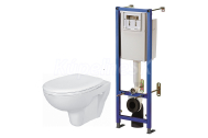 Cersanit K97-309 TARGET Set duofix+WC závesné PRESIDENT+sedátko duroplast