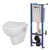 Cersanit K97-313 TARGET Set duofix +WC závesné PARVA+sedátko SoftClose duroplast