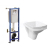Cersanit K97-314 TARGET Set duofix+WC závesné EASY+sedátko SoftClose duroplast