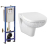Cersanit K97-317 TARGET Set duofix+WC závesné FACILE+sedátko duroplast