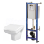 Cersanit S704-001 TARGET duofix +WC závesné CARINA +WC sedátko SoftClose duroplast