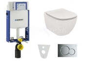 Geberit SET Kombifix 110.302.00.5 +WCzávesné Id.Standard TESI +sedátko +Sigma01 ChrMat