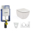 Geberit SET Kombifix 110.302.00.5 +WCzávesné Id.Standard TESI +sedátko +Sigma20 Biela/Chr