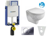 Geberit SET Kombifix 110.302.00.5 +WCzávesné Kolo REKORD+ sedSC+ Sigma01 ChrómLesk