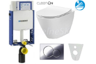 Geberit SET Kombifix 110.302.00.5 +WCzávesné Cersanit CITY OVAL CleanOn+sedSC+Sigma01Chróm
