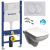 Geberit SET Duofix BasicDELTA 111.153.00.1+WCzávesné SelnovaSquarRimless+sedSC+Delta20Biel