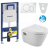 Geberit SET Duofix 111.300.00.5+WCzávesné Sapho NERA+sedadlo SoftClose+Sigma01 Biela