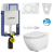 Geberit SET Kombifix 110.302.00.5 +WCzávesné Cersanit CASPIA CleanOn+ sedSC+ Sigma01 Biela
