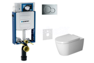 Geberit SET Kombifix 110.302.00.5 +WCzávesné Duravit ME by Starck Riml+sedSC+Sigma01ChrLes