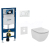 Geberit SET Duofix 111.300.00.5 +WCzávesné Id.Stand. TESI Aquablade+sedSC+Sigma01 Biele