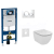 Geberit SET Duofix 111.300.00.5 +WCzávesné Id.Stand. TESI Aquablade+sedSC+Sigma20 Biel/Chr