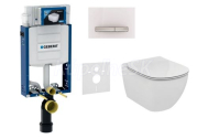 Geberit SET Kombifix 110.302.00.5 +WCzávesné Id.Stand.TESI Rimless+sedSC+Sigma50 Biele