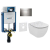 Geberit SET Kombifix 110.302.00.5 +WCzávesné Id.Stand.TESI Aquabl.+sedSC+Sigma30 ChrL/ChrM