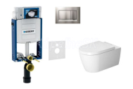 Geberit SET Kombifix 110.302.00.5 +WCzávesné Duravit MEbyStarck Rim+sedSC+Sigma30 ChrM/Chr