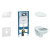 Geberit SET Duofix 111.300.00.5 +WCzávesné Id.Stand.QUARZO +sed.termopl+Sigma30 Biele/Chr