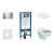 Geberit SET Duofix 111.300.00.5 +WCzávesné Id.Stand.QUARZO +sed.termopl+Sigma30 ChrL/ChrM