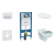 Geberit SET Duofix 111.300.00.5 +WCzávesné Id.Stand.QUARZO +sed.termopl+Sigma50 Biele