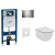 Geberit SET Duofix 111.300.00.5 +WCzávesné Id.Stand. TESI Rimless+sedSC +Sigma30 ChrL/ChrM