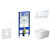 Geberit SET Duofix 111.300.00.5 +WCzávesné Duravit MEbyStarck Riml.+sedSC+Sigma30Biele/Chr