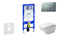 Geberit Set Jadrofix 111.355.00.5+záv.WC Duravit D-Code+sed.SC+tlač.Sigma01 matný Chróm