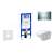 Geberit Set Jadrofix 111.355.00.5+záv.WC Duravit D-Code+sed.SC+tlač.Sigma30 leskChr/matCh