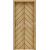 INVADO SET Rámové dvere DECORATO 13 plné fólia, Dub Európsky B639 + zárubeň