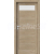 PORTA Doors SET Rámové dvere VERTE HOME C.1 so sklom, fólia Dub klasický + zárubeň
