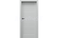 PORTA Doors SET Rámové dvere VERTE HOME D.0 plné, fólia Sivá + zárubeň