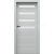 PORTA Doors SET Rámové dvere VERTE HOME D.4 so sklom, fólia Sivá + zárubeň