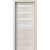 PORTA Doors SET Rámové dvere VERTE HOME D.4 so sklom, fólia Dub Škandinávsky + zárubeň