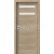 PORTA Doors SET Rámové dvere VERTE HOME D.2 so sklom, fólia Dub klasický + zárubeň