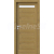 PORTA Doors SET Rámové dvere VERTE HOME D.1 so sklom, fólia Dub prírodný + zárubeň