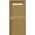 PORTA Doors SET Rámové dvere VERTE HOME D.1 so sklom, fólia Dub prírodný + zárubeň