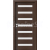 PORTA Doors SET Rámové dvere VERTE HOME D.7 so sklom, fólia Dub Havana + zárubeň