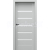 PORTA Doors SET Rámové dvere VERTE HOME H.5 so sklom, fólia Sivá + zárubeň