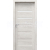 PORTA Doors SET Rámové dvere VERTE HOME H.2 so sklom, fólia Dub škandinávsky + zárubeň