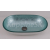 Olsen Spa LEIDEN oválne sklenené umývadlo na dosku  55×34×12 cm