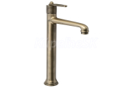 Sapho BEBÉ stojánkova umývadlová batéria vysoká bez výpuste, predĺžená hubica, bronz