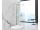 Rea Grand White rohová akrylátová vanička 90x90x3,5 cm,štruktúra kameňa,ryhované dno,Biela