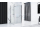 Rea Rock White rohová akrylátová sprchová vanička 90x90x3,5 cm,štruk.kameň,ryhov.dno,Biela