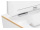 Rea CARLO mini závesná WC misa 49x37 Rimless,sedátko SoftClose Biela lesklá/zlatý okraj