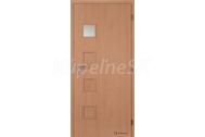 Doornite CPL laminátové GIGA 1 SKLO Buk interiérové dvere